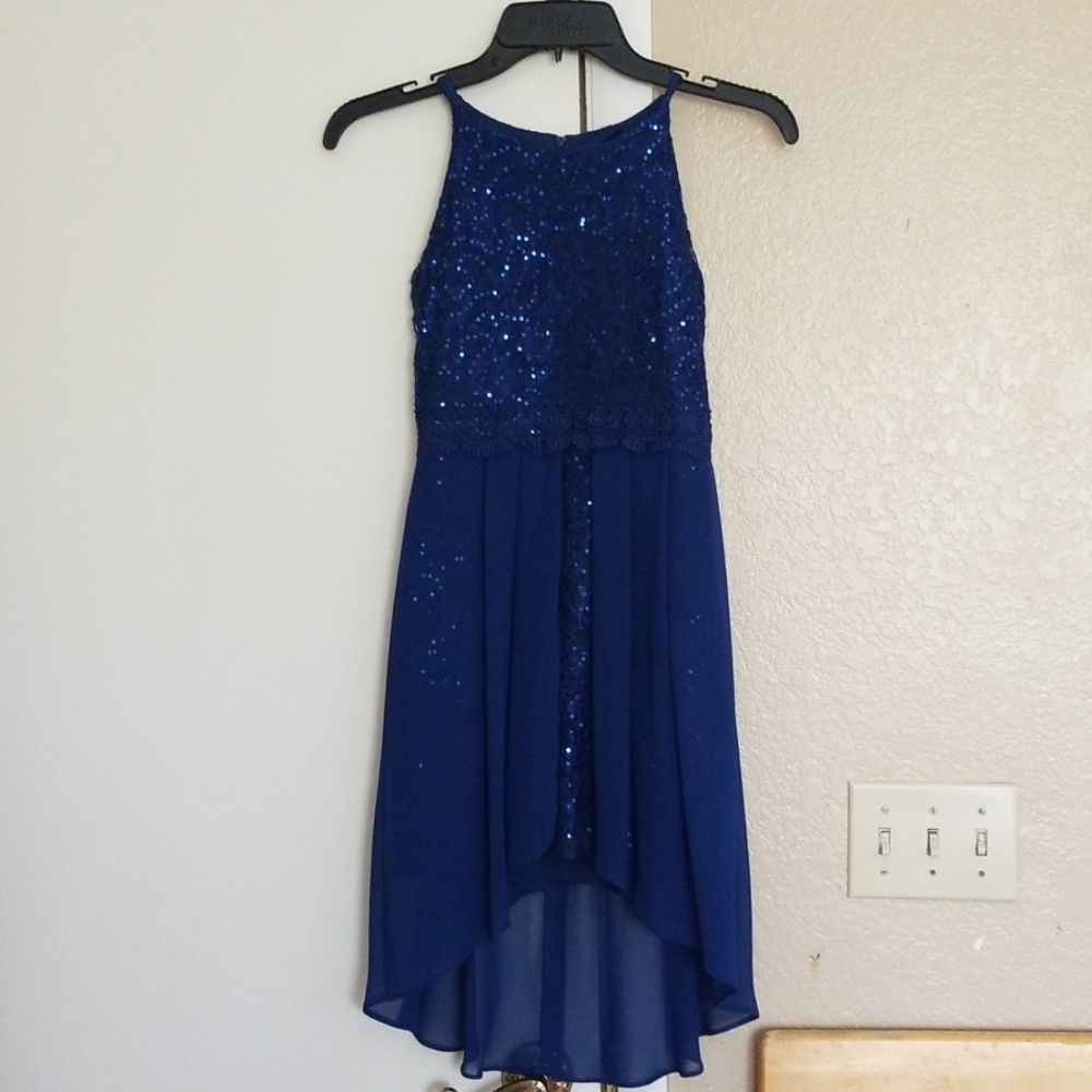 Navy blue formal dress